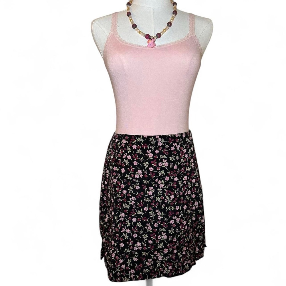 Vintage Star C.C.C. Floral Mini Pencil Skirt